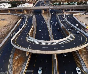 تشغيل جسر النسيم وجاري استكمال لأعمال لنفق الاستدارة بالمشروع