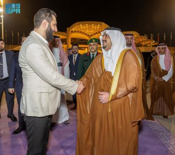 رئيس سوريا يغادر الرياض ونائب أمير المنطقة في مقدمة مودعيه
