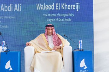 الخريجي يشارك في منتدى أسوان للسلام والتنمية المستدامة المنعقد في مصر