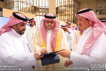 بدء الترشح للفوز في 5 فروع.. رئيس جامعة الملك سعود يدشن الدورة الخامسة لجائزة جستن للتميز 