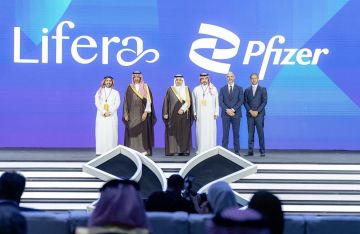 فايزر السعودية ولايفيرا توقعان مذكرة تفاهم لبحث فرص توطين الأدوية في المملكة فايزر السعودية ولايفيرا توقعان مذكرة تفاهم لبحث فرص توطين الأدوية في المملكة