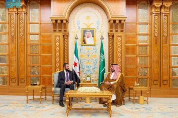 سمو ولي العهد يلتقي رئيس الجمهورية العربية السورية سمو ولي العهد يلتقي رئيس الجمهورية العربية السورية