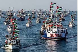 دول تعلن احتجاز إسرائيل مواطنين شاركوا في أسطول الصمود لكسر حصار غزة