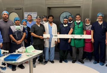 إنقاذ حياة مريضة بتركيب صمام رئوي عبر القسطرة بدون جراحة