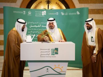 نائب أمير مكه يدشن فعاليات موسم التشجير الوطني 2025