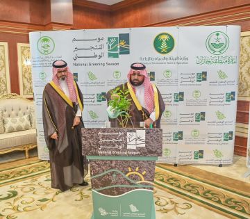 أمير جازان يرعى انطلاق فعاليات النسخة الثانية من موسم التشجير الوطني