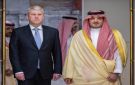 عبدالعزيز بن سعود يستقبل نائب رئيس الوزراء وزير الداخلية بجمهورية رومانيا - sa