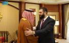 الرياض .. الرئيس السوري يستقبل السواحه ويناقشان آفاق الشراكة في الاقتصاد الرقمي والابتكار بين البلدين
