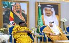 نائبة رئيس أوغندا تغادر الرياض وفي مقدمة مودعيها نائب أمير المنطقة