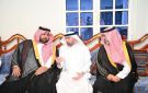 أمير جازان ونائبه يقدمان واجب العزاء للدكتور حسن الحازمي في وفاة نجله