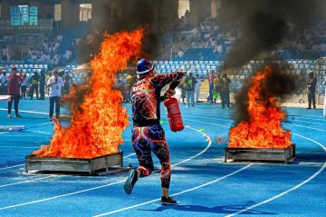أربعة سباقات جسدت روح المنافسة في بطولة العالم لرياضة الإطفاء والإنقاذ بالرياض أربعة سباقات جسدت روح المنافسة في بطولة العالم لرياضة الإطفاء والإنقاذ بالرياض