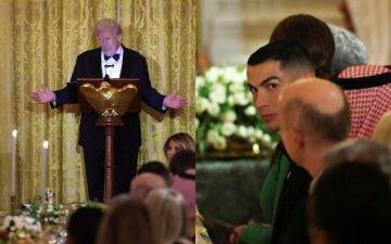 رونالدو يجذب عدسات الإعلام خلال لقاء ترامب وبن سلمان ورسالة خاصة من الرئيس الأمريكي للـدون