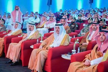 تحت رعاية الأمير عبدالعزيز بن سعود .. نائب وزير الداخلية المكلف يشهد حفل افتتاح مؤتمر عزم الدولي الأول لعلاج الإدمان تحت رعاية الأمير عبدالعزيز بن سعود .. نائب وزير الداخلية المكلف يشهد حفل افتتاح مؤتمر عزم الدولي الأول لعلاج الإدمان