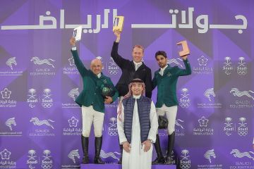 قفز الحواجز.. الألماني ديفيد ويل بطلا للجائزة الكبرى للجولة الثانية من جولات الرياض