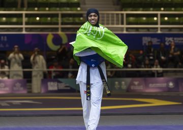 دنيا أبو طالب تنتزع ذهبية التايكوندو بالدورة الإسلامية دنيا أبو طالب تنتزع ذهبية التايكوندو بالدورة الإسلامية