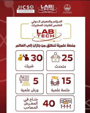 انطلاق LabTech 2025 في جازان بمشاركة دولية واسعة انطلاق LabTech 2025 في جازان بمشاركة دولية واسعة