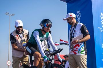 اتحاد الدراجات يكرّم اللاعب طه الخليفة بعد تحقيقه أول ميدالية في الآسياد