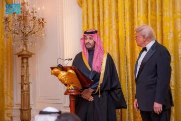 سمو ولي العهد يشرف حفل العشاء المقام في البيت الأبيض