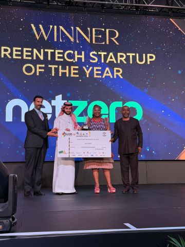 منصة نت زيرو تحصد المركز الأول في فئة التكنولوجيا الخضراء