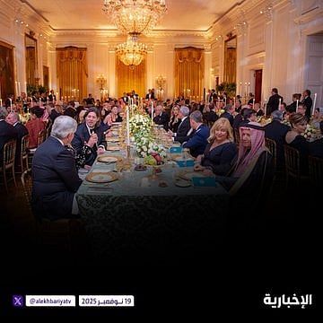 ترامب يقيم مأدبة عشاء رسمية على شرف ولي العهد