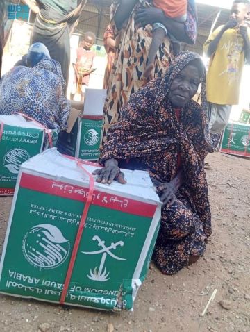المملكة توزع 1.500 سلة غذائية في ولاية شمال كردفان بالسودان