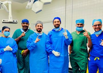 إجراء أول عملية زراعة قرنية جزئية ناجحة في مركز العيون بمستشفى الملك سلمان