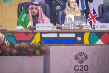 نيابة عن سمو ولي العهد.. وزير الخارجية يشارك في جلسة اليوم الثاني لقمة مجموعة العشرين