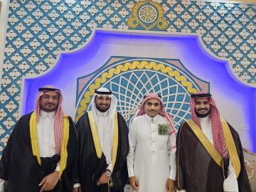 عبدالعزيز علوش يحتفل بزفاف نجله أسامة في صامطة