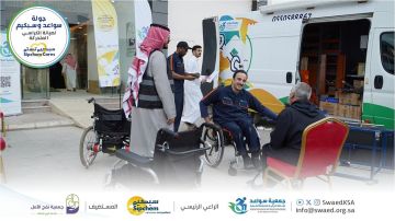 مجانا.. جولة سواعد 3 تقطع 1400 كم لصيانة كراسي المعاقين في الشرقية