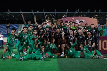 الأخضر تحت 16 عاما يتوج بلقب كأس اتحاد غرب آسيا 2025 الأخضر تحت 16 عاما يتوج بلقب كأس اتحاد غرب آسيا 2025
