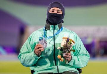 ناضا الحميداني تحصد ميداليتين في منافسات دورة ألعاب التضامن الإسلامي