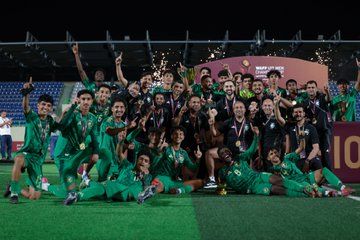 أخضر الناشئين بطلا لغرب آسيا أخضر الناشئين بطلا لغرب آسيا