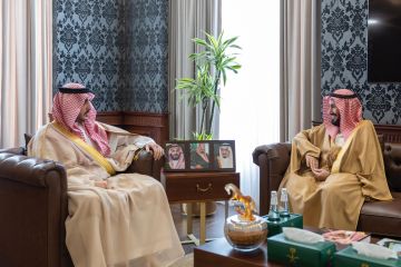 أمير منطقة الجوف يستقبل رئيس المجلس التأسيسي للقطاع الصحي الشمالي أمير منطقة الجوف يستقبل رئيس المجلس التأسيسي للقطاع الصحي الشمالي