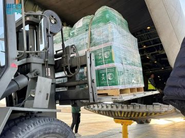 الطائرة الإغاثية السعودية الـ73 تصل إلى العريش لدعم الشعب الفلسطيني في غزة