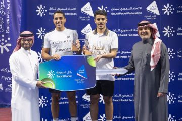  ختام كأس البادل للنخبة والدوري مطلع الشهر القادم