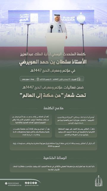 من مكة إلى العالم.. دارة الملك عبدالعزيز تشارك لأول مرة في مؤتمر الحج