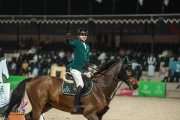 الفارس المبطي ينتزع ذهبية قفز الحواجز بالدورة الإسلامية الرياض 2025