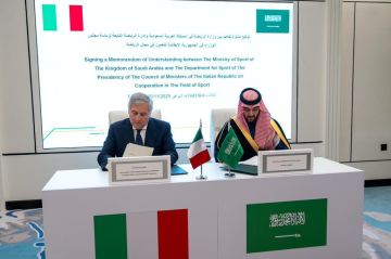 المملكة وإيطاليا توقعان اتفاقية للتعاون في المجالات الرياضية