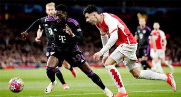 في الجولة الخامسة لدوري أبطال أوروبا.. معركة صدارة بين آرسنال وبايرن.. وإنتر يصطدم بأتلتيكو