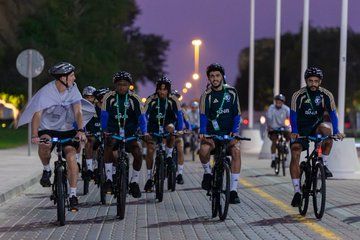 الأخضر يدشن تدريباته في معسكر الدوحة استعدادا لكأس العرب