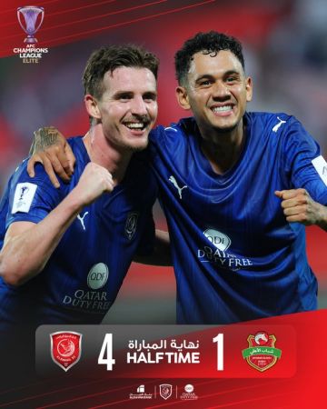 الدحيل يقسو على شباب الأهلي 4-1 بدوري أبطال آسيا للنخبة