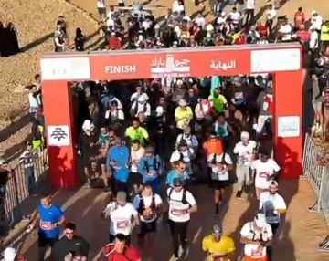 ختام مسابقة الجري في جيوبارك بمحافظة ثادق شمال الرياض