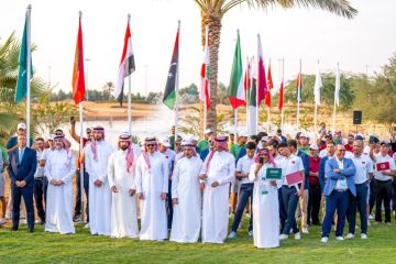 انطلاق البطولة العربية للجولف للرجال والرواد في نسختها الـ 50 في الرياض