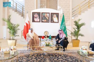 سمو وزير الخارجية يستقبل وزيري خارجية البحرين وإيطاليا