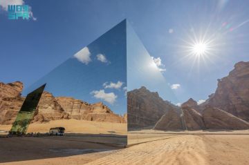 قاعة مرايا بمحافظة العلا... أكبر مبنى في العالم مغطى بالمرايا