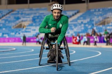  جمعان الزهراني يتوج بذهبية سباق 100 م بدورة ألعاب التضامن الإسلامي 