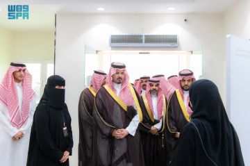 أمير المدينة يفتتح مبنى العيادات الخارجية بمستشفى المهد العام