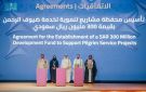 مذكرة تفاهم ثلاثية لتأسيس محفظة تنموية بـ300 مليون ريال لخدمة ضيوف الرحمن - sa