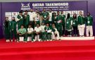 أخضر التايكوندو يحصد الذهب في بطولة قطر الدولية