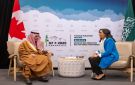 فيصل بن فرحان ووزيرة خارجية كندا يستعرضان العلاقات وسبل تعزيزها